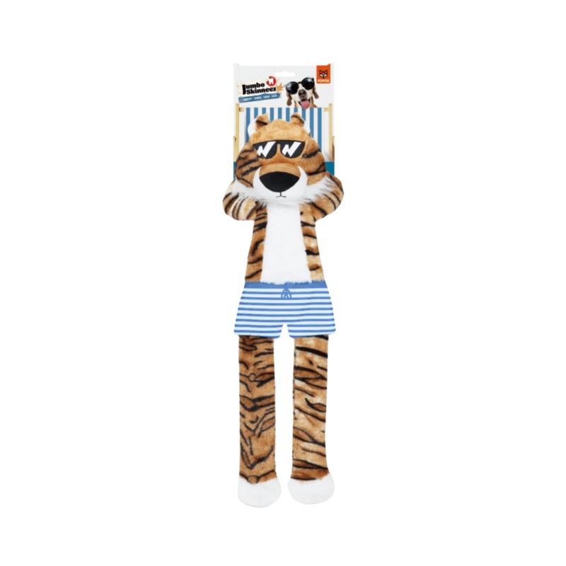 FOFOS SAFARI FLAP TIGER DOG TOY (L)