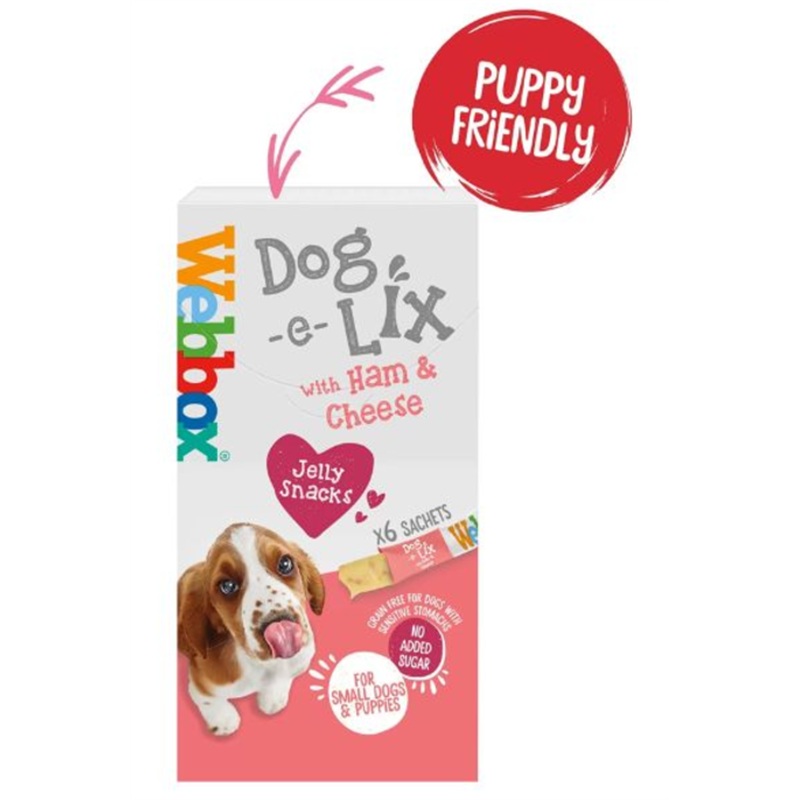 Webbox Dog E Lix Ham And Cheese 90g