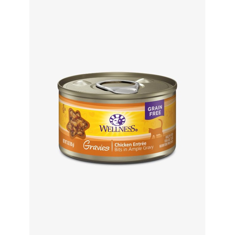 Wellness Complete Health Gravies Chicken Dinner Canned Cat Food  [Weight : 3 oz]