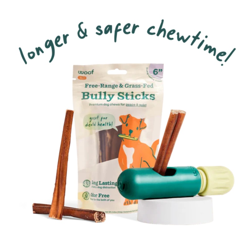 Woof The BullySafe Chew Stick|6″|12″