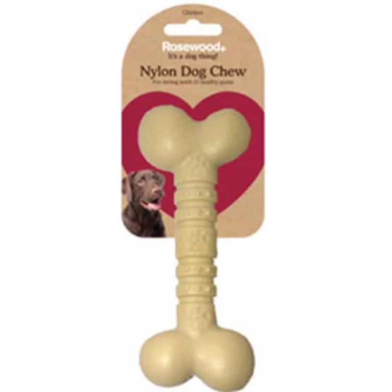 CHICKEN NYLON DOG CHEW|SMALL|MEDIUM|LARGE