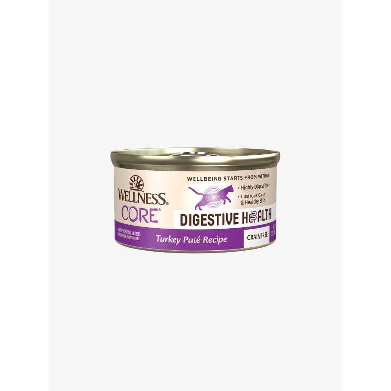 Wellness Core Digestive Health Pate Turkey Wet Cat Food [Weight : 3 oz]