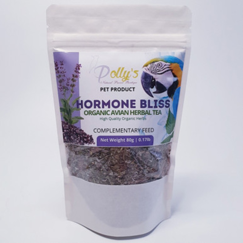 Hormone Bliss Organic Avian Herbal 80g Tea for Parrots