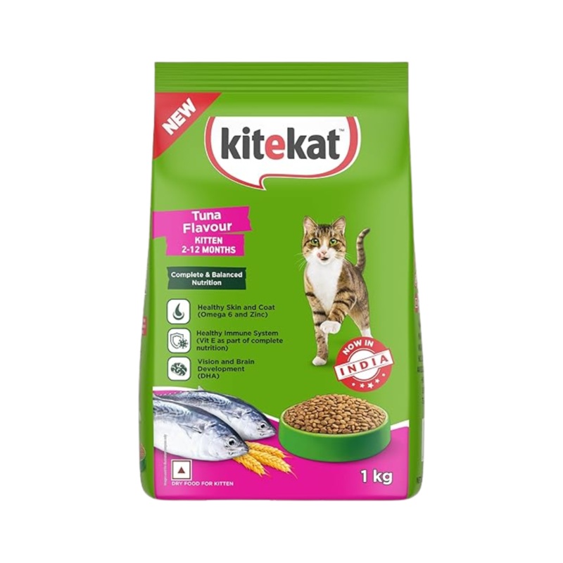 KITEKAT KITTEN TUNA DRY FOOD (M)