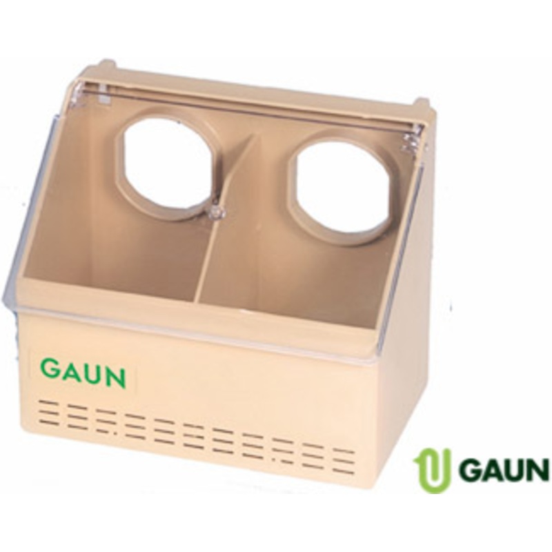 PIGEON FEEDER 1KG WITH TWO HOLES
