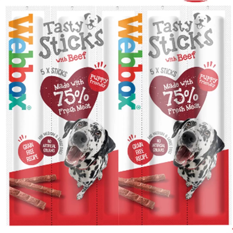Webbox Large Dog Beef Stick