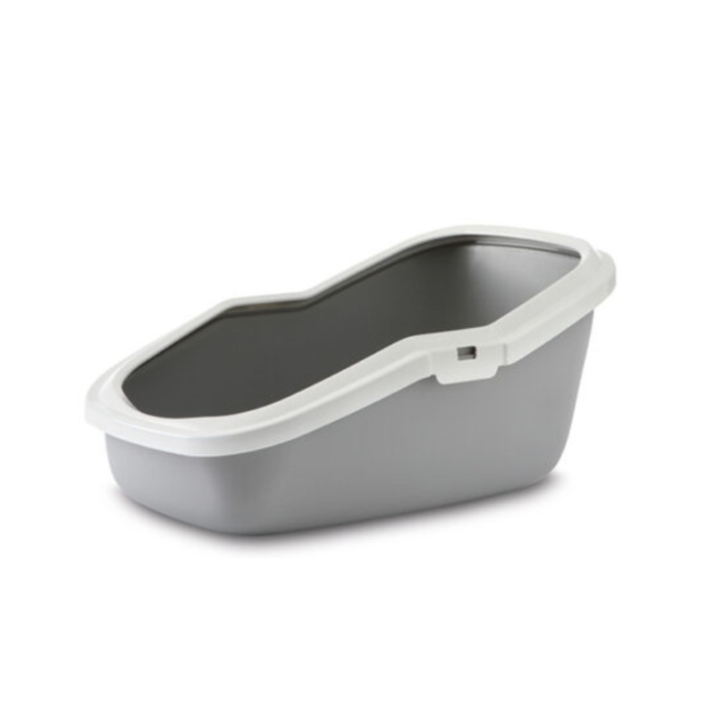 ASEO LITTER TRAY|WHITE-LEMON GREEN|GREY