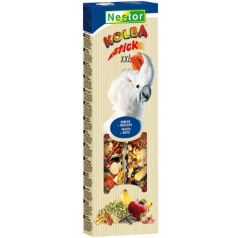 2x PARROT STICKS XXL FRUIT / NUTS 165gr