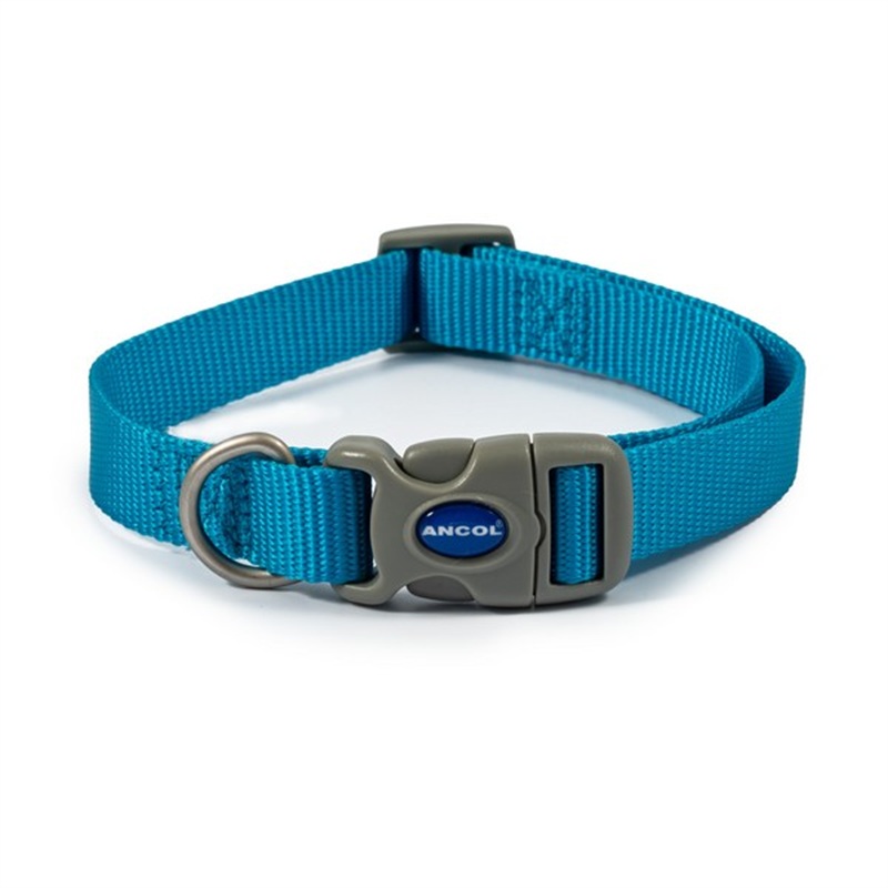 Ancol Nylon Adjustable Collar Blue 20-30cm Size 1-3