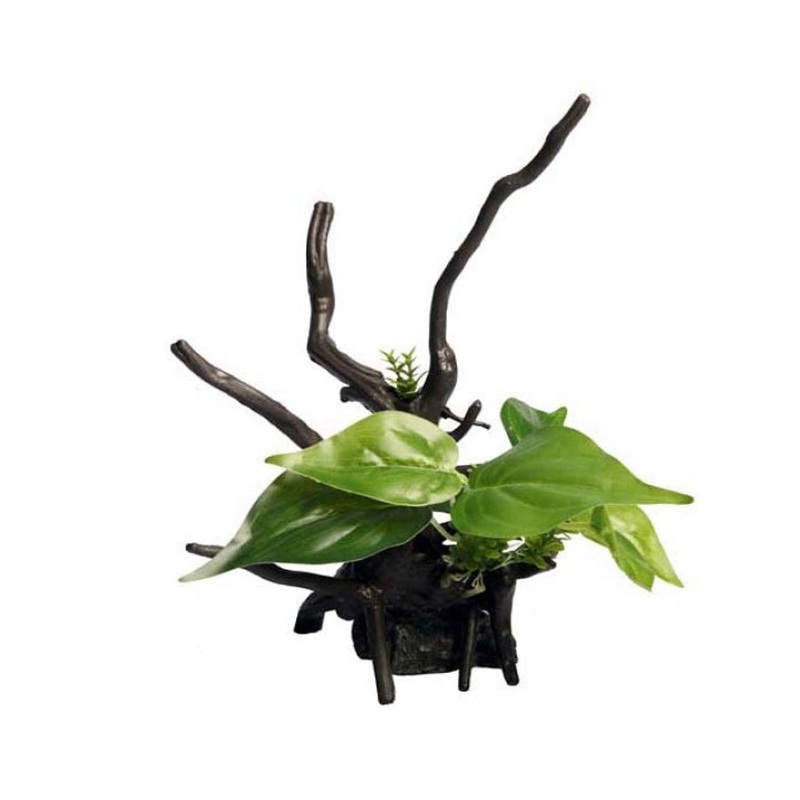 Aqua One Ecoscape Devils Ivy Driftwood Aquarium Ornament