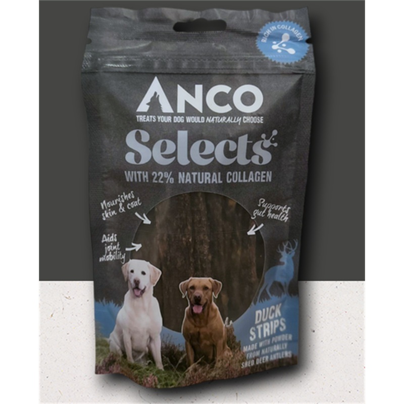 Anco Selects Duck Strips With Collagen 85g