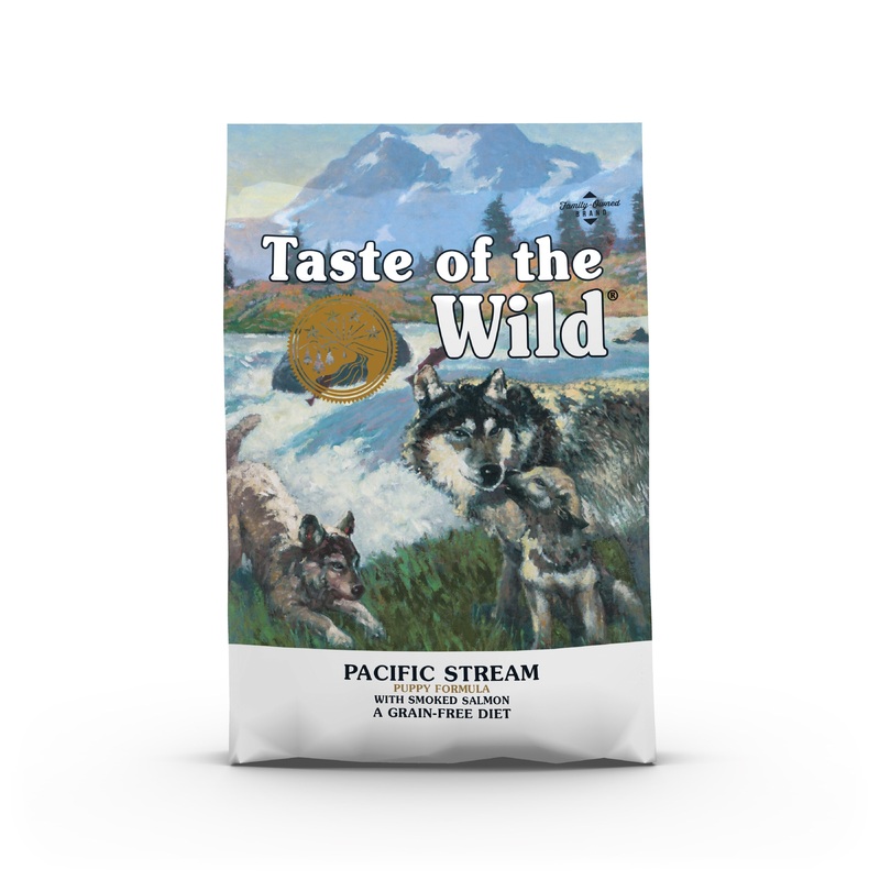 Taste of the Wild Dog Pacific Stream Salmon Puppy Dry Food 12.2kg ^._.^