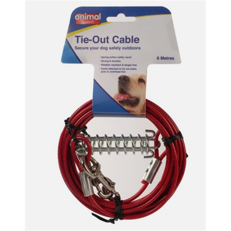 Animal Instinct Tie Out Cable 6m