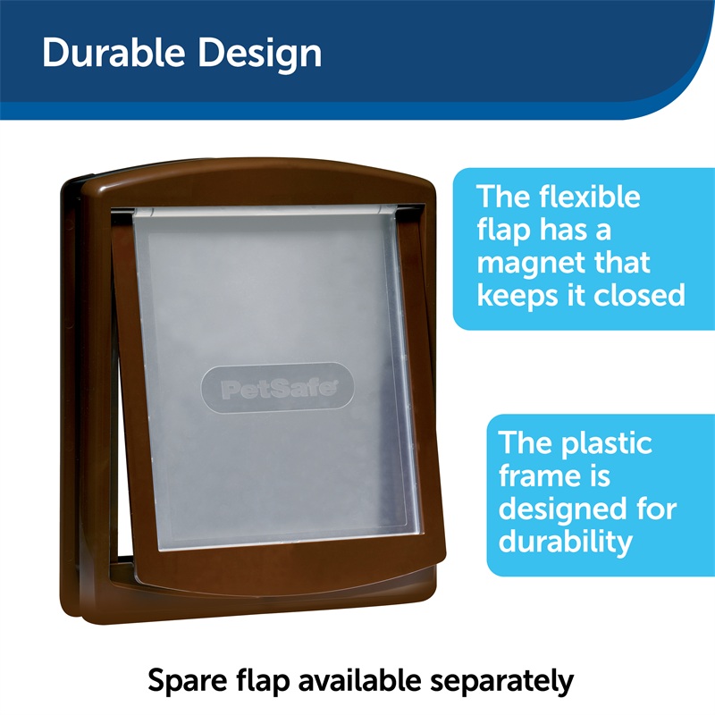 PetSafe Staywell Original 2-Way Pet Door, Medium, Brown