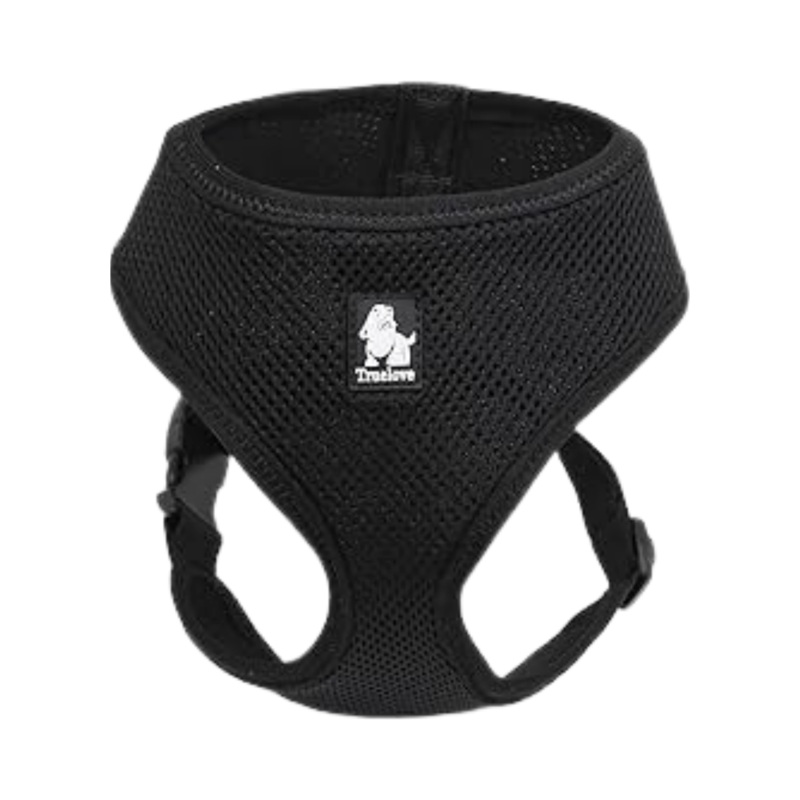 TRUELOVE CAT & SMALL DOG HARNESS BLACK (S)