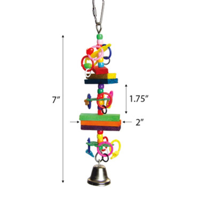 A&E Beads & Blocks Birds Toy – 1.1 oz
