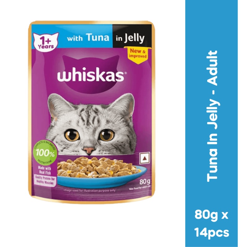 WHISKAS ADULT TUNA GRAVY (14 PACK)