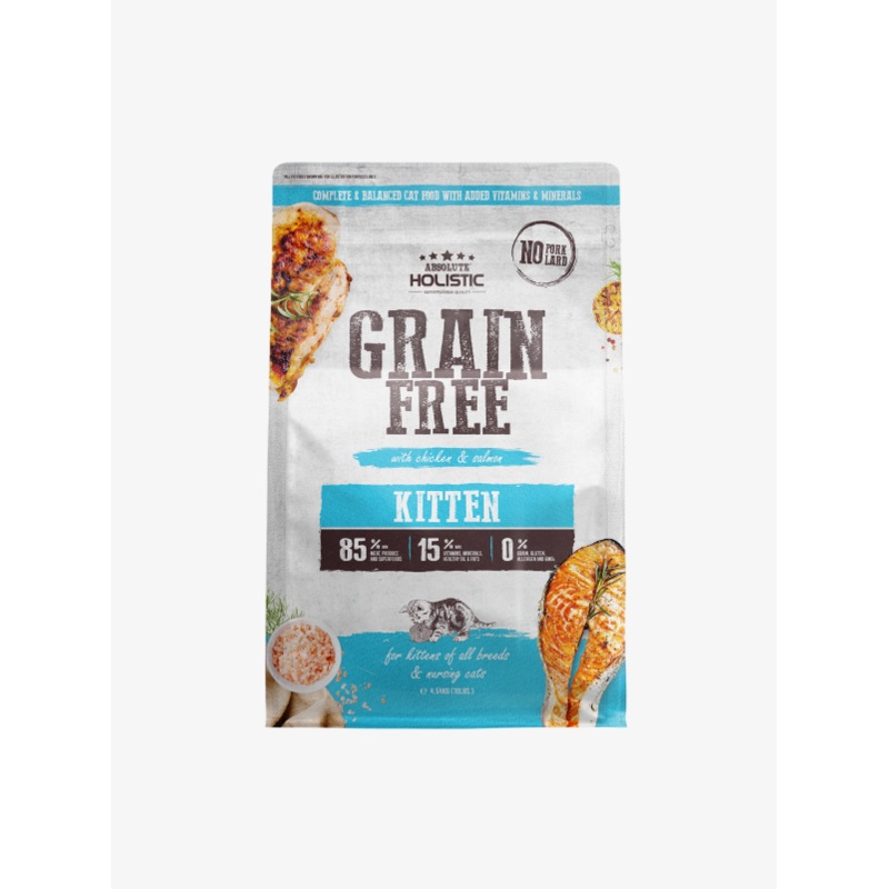 Absolute Holistic Grain Free Dry Cat Food  Kitten 10lbs
