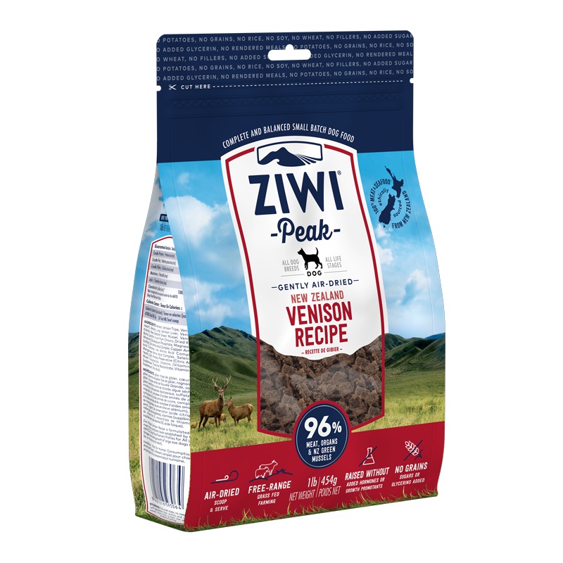 Ziwi Peak Dog Air-Dried Venison 454g