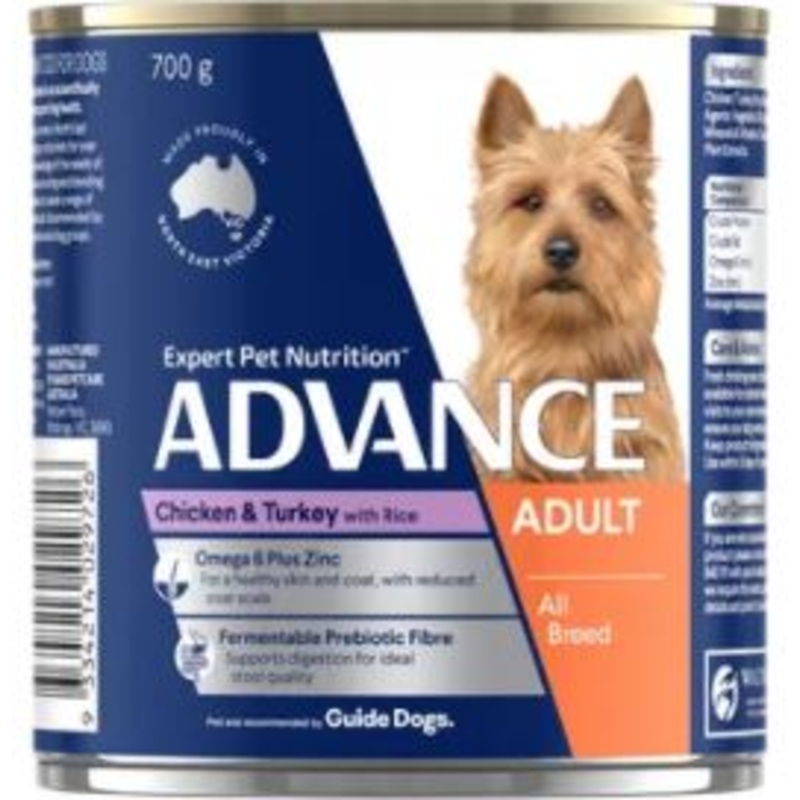 Advance All Breed Chicken & Turkey with Rice 700g