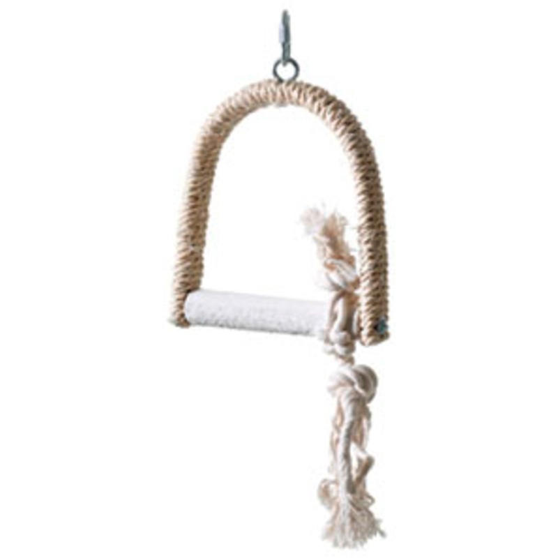 BIRD TOY SISAL SWING|SMALL|LARGE