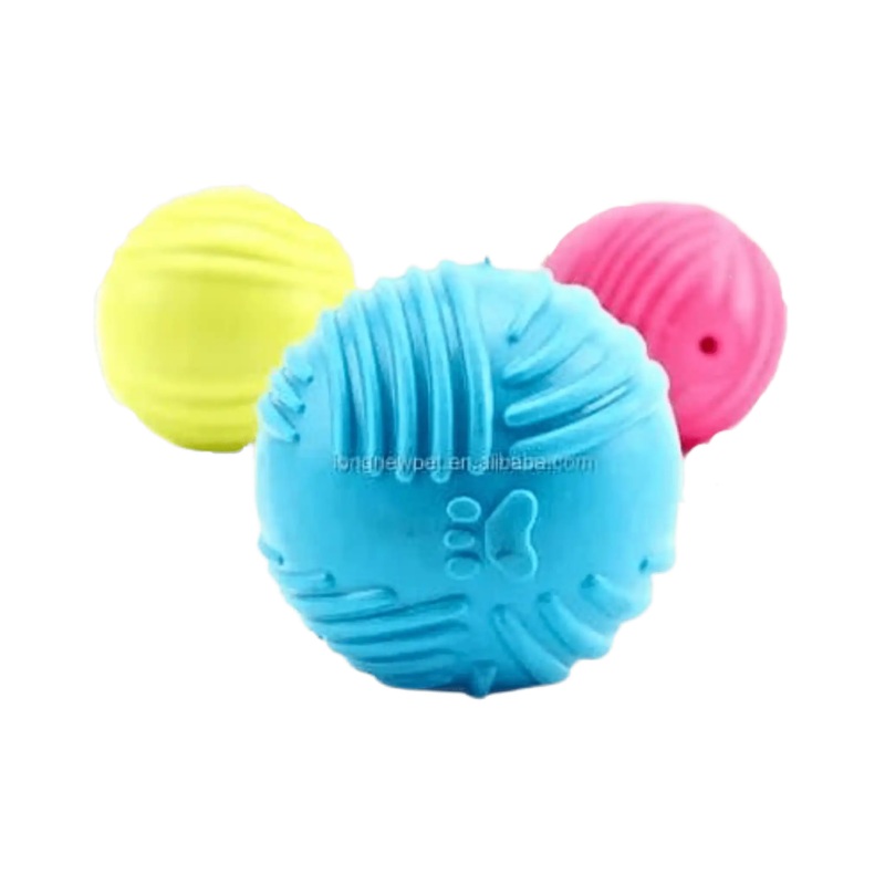 CANINE CREW RUBBER SQUEAKY BALL