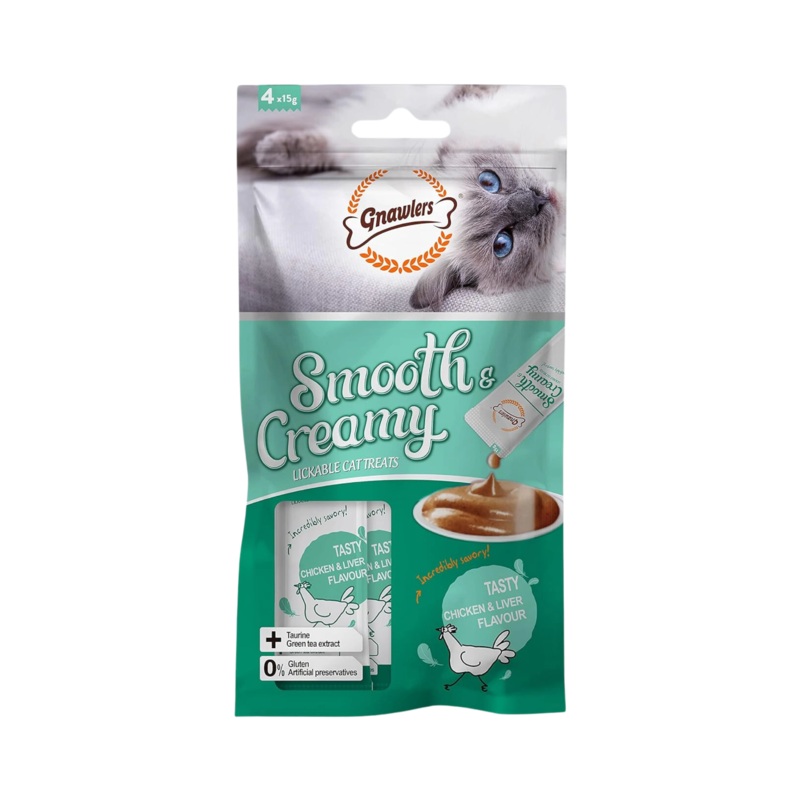 GNAWLERS CREAMY TREAT CHIC & LIV (S)