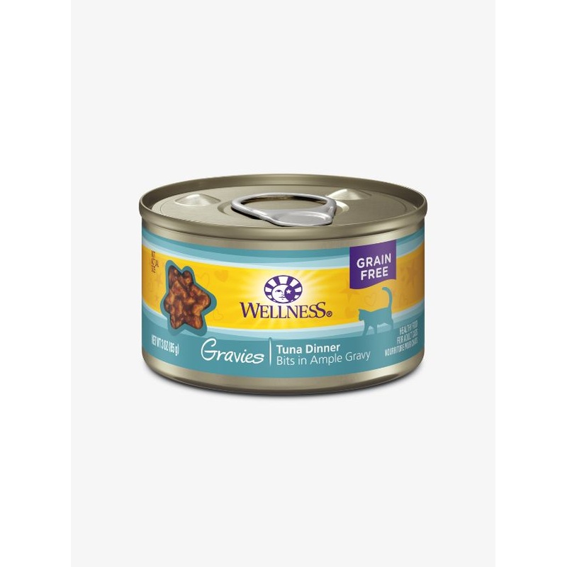 Wellness Complete Health Gravies Tuna Dinner Canned Cat Food [Weight : 3 oz]