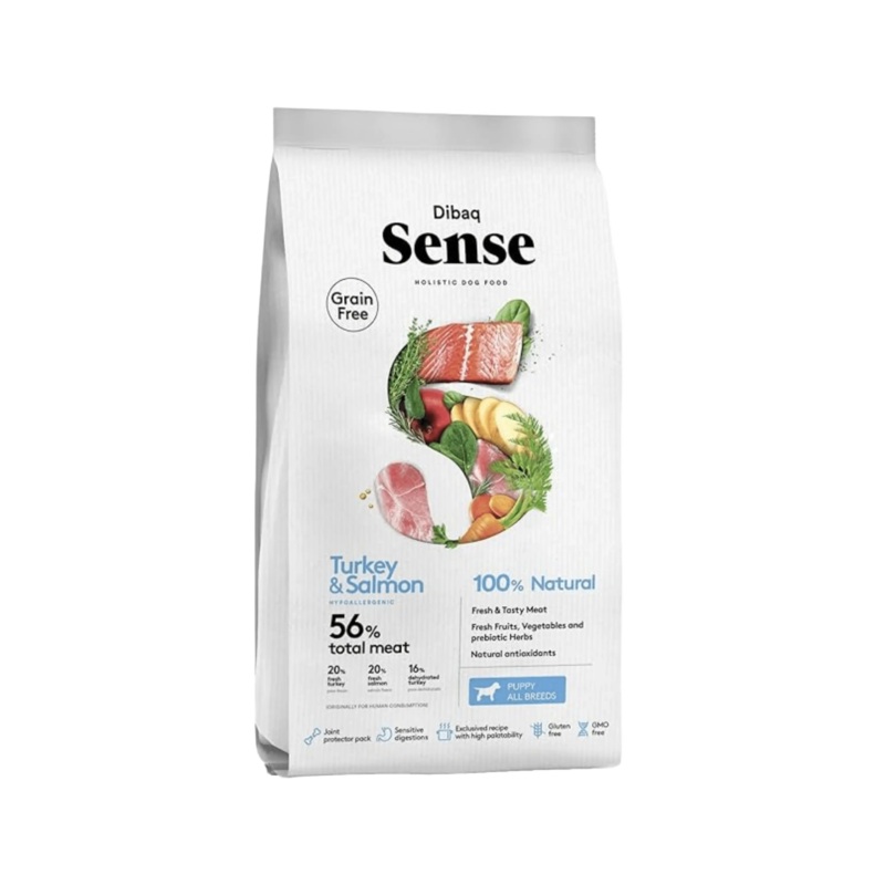 DIBAQ SENSE TURKEY AND SALMON DRY FOOD