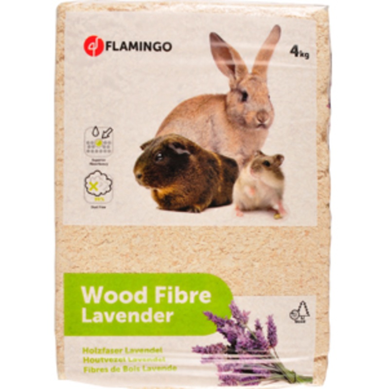 WOOD FIBRE WITH LAVENDER NATURAL 4KG