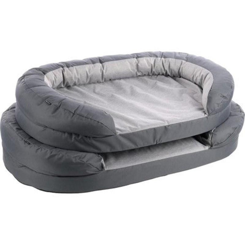 BASKET GENOA OVAL GREY|LARGE