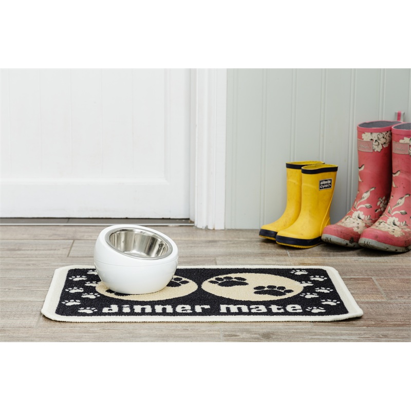 Dinner Mate Black – Large Absorbent Food Mat (Size 40 x 60 cm)