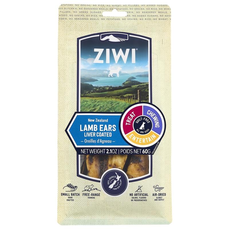 Ziwi Peak Dog Air-Dried Lamb Ears 60g