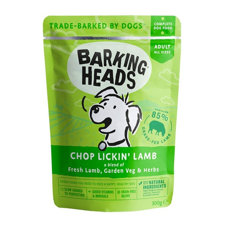 Barking Heads Chop Lickin’ Lamb 300g