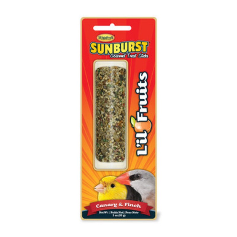 Higgins Sunburst Gourmet L’il Fruits Treat Sticks – 3 oz