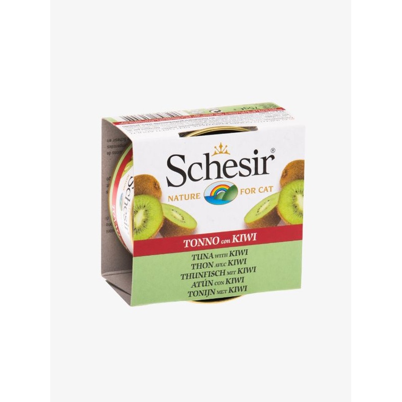 Schesir Tuna with Kiwi Canned Cat Food 75g