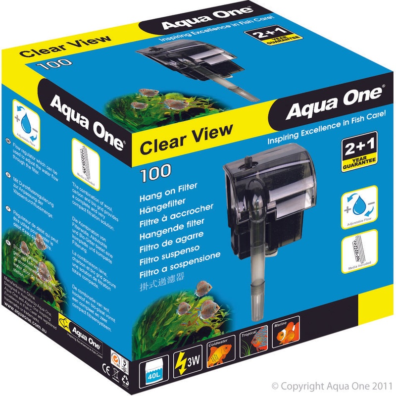 Clear View 100 Hang On Filter