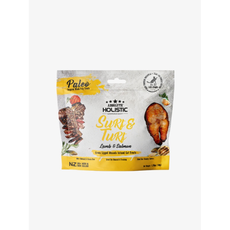 Absolute Holistic Air Dried Cat Treats (Surf & Turf) 50g