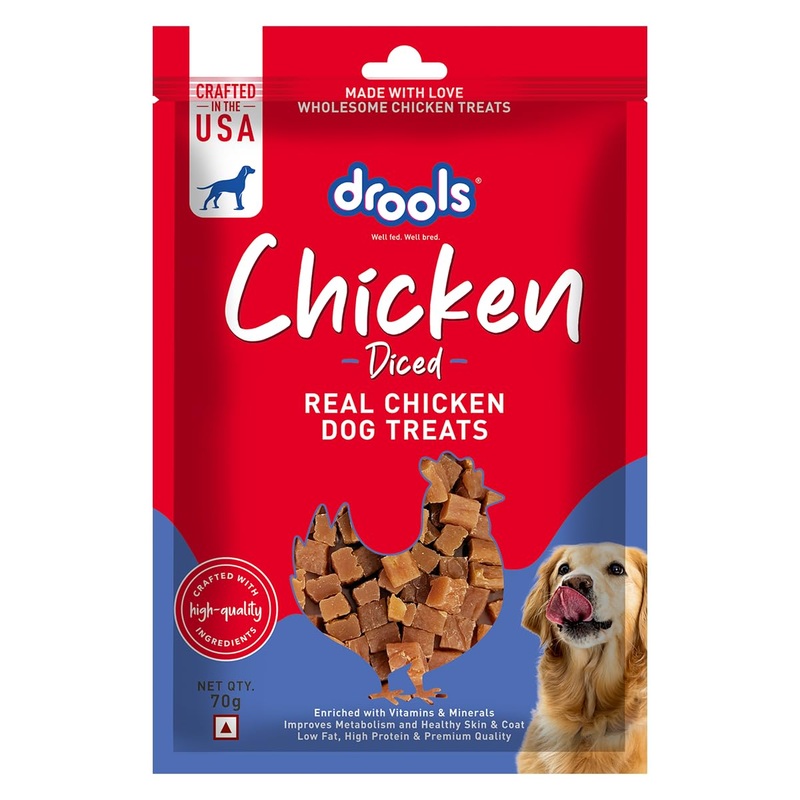 DROOLS CHICKEN DICED DOG TREAT