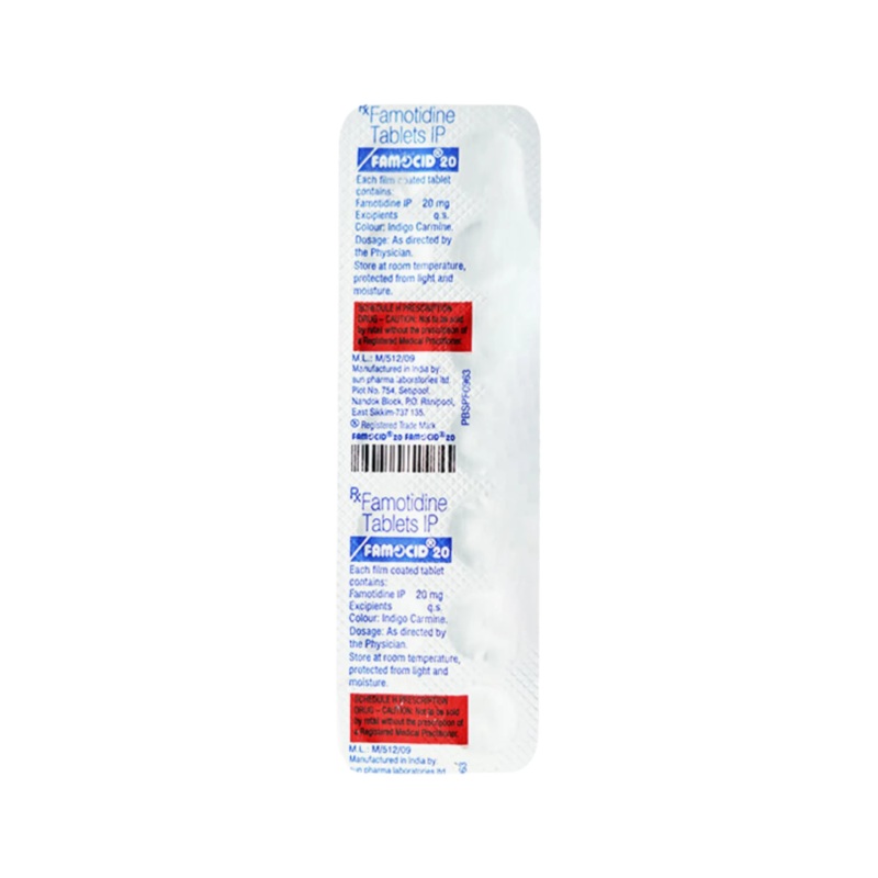 FAMOCID 20MG TABLET
