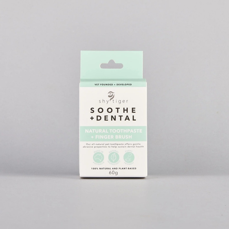 Shy Tiger Natural Toothpaste + Finger Brush 60g