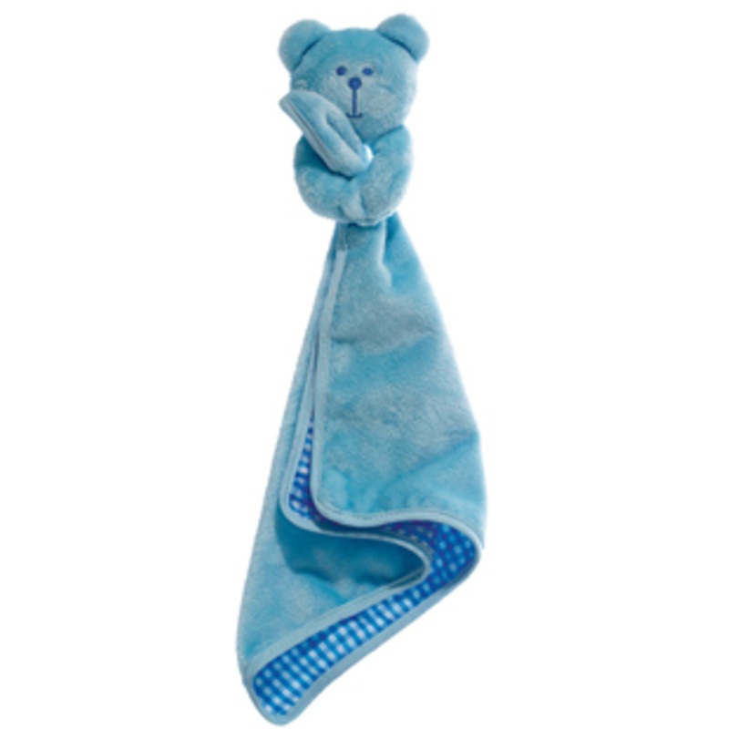 DOG TOY CUDDLE FRIEND BEAR BLUE