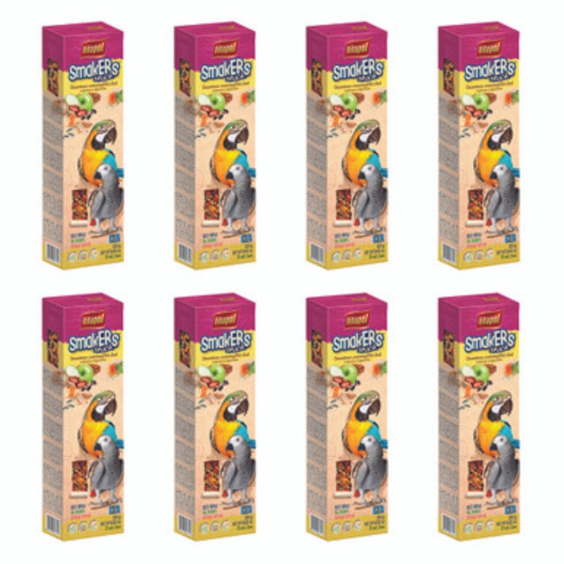 Vitapol Parrot Sticks Twinpack – Fruit and Nut – Case of 8