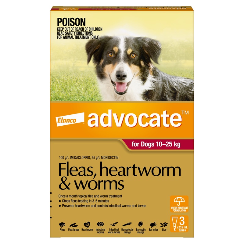 Advocate Red – Large Dog 10-25kg