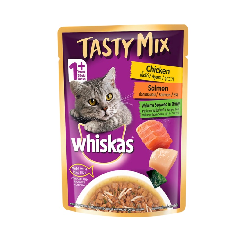 WHISKAS TMX CHI.SAL.SW.GRAVY FOOD