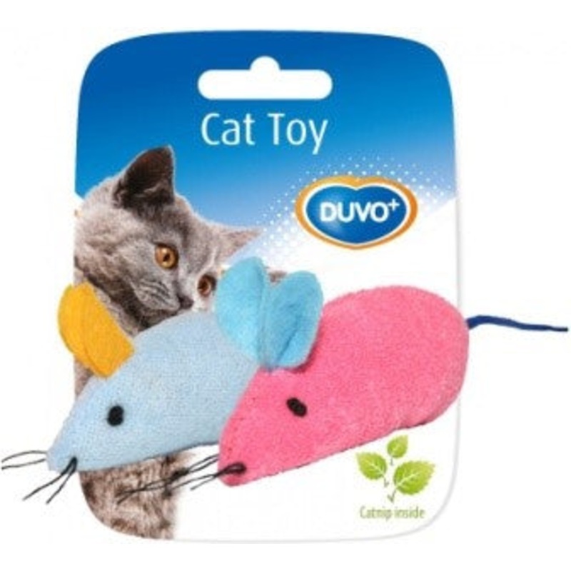 CAT TOY ASSORTMENT OF MICE|2 pcs  6x5x3cm