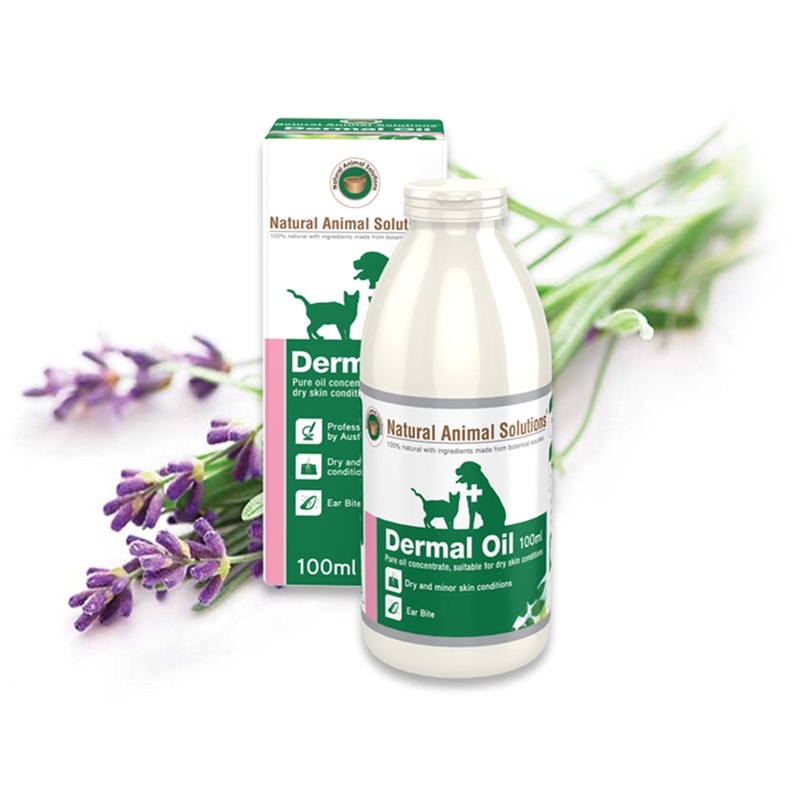 Natural Animal Solutions Dermal Oil for Dogs and Cats 100ml