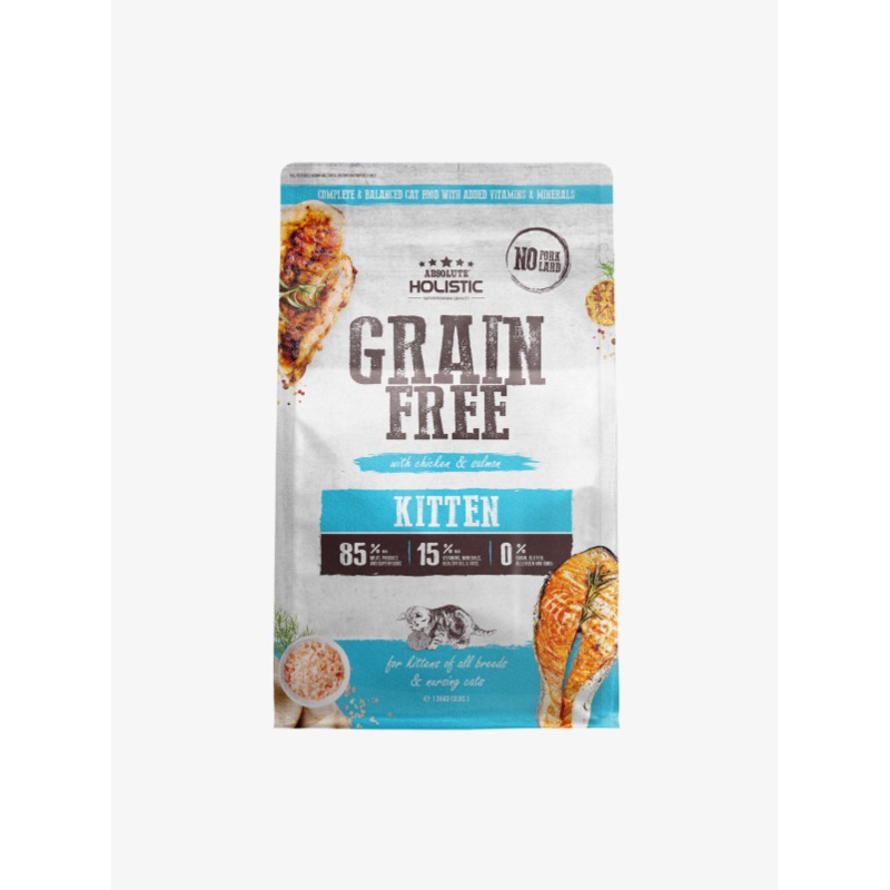 Absolute Holistic Grain Free Dry Cat Food  Kitten 3lbs