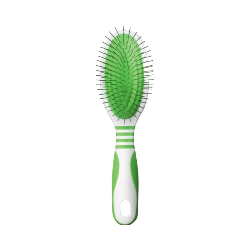 ANDIS MEDIUM PIN BRUSH WHITE & LIME GREEN