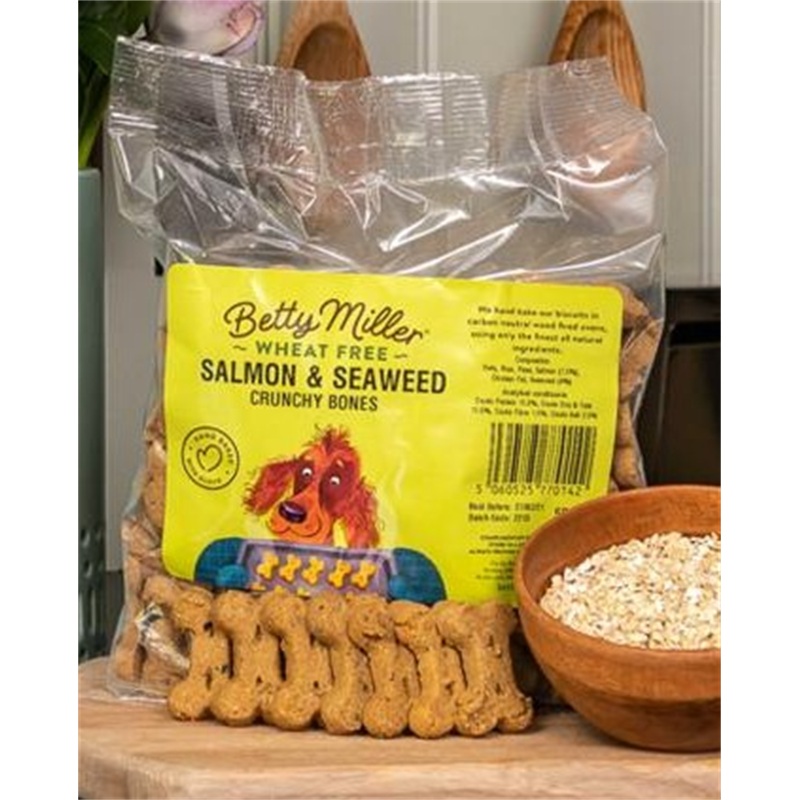 Betty Millers Gluten Free Salmon and Seaweed Bone 500g